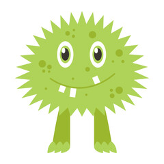 Fototapeta premium Cute funny monster. Vector illustration.