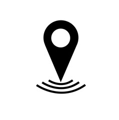 Location icon vector. To indicate a location, place or destination