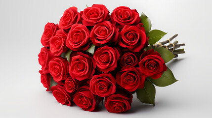 Generative AI,&nbsp;bouquet of red roses