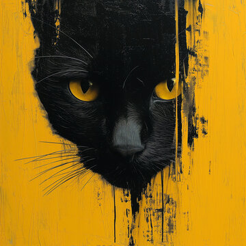 Black cat - Generative AI