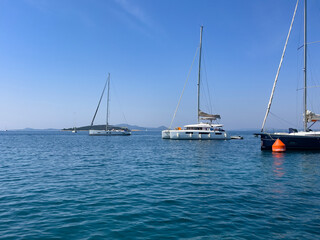 yacht in the bay