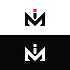Monogram im Letter Logo Design. Usable for Business Logo. Logo Element