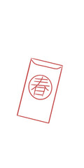 chinese new year_lunar new year_red pocket_doodle