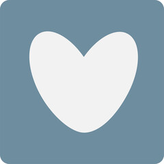 Heart icon illustration.
