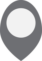 Location pin icon illustration.
