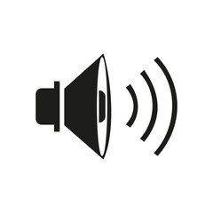 Sound Icon. Podcast Icon, Broadcast Symbol Vector Template - obrazy, fototapety, plakaty