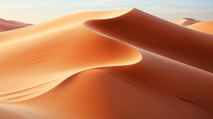 sand dunes in the desert country, Aerial View of Sand Dunes in the Desert