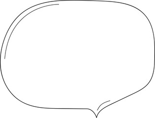 Hand drawn bubbles illustration on transparent background.
