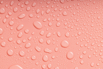 At the top is a close-up video photo of water droplets on a peach background