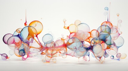 the translucent beauty of soap bubbles against a spotless white backdrop, capturing the fragility and enchantment of these ephemeral creations.