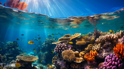 Enchanting Mediterranean Coral Oasis