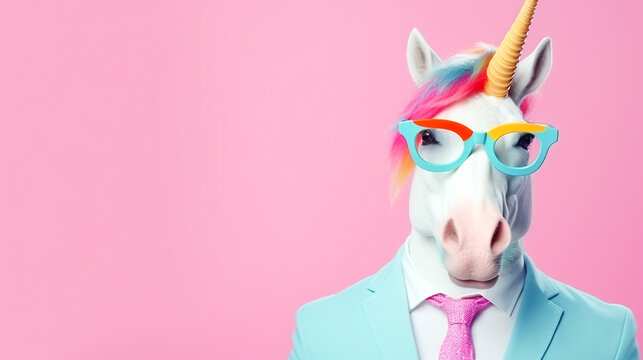 Funny Unicorn Illustration