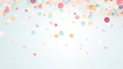balloons confetti party background illustration fun happiness, event decoration, glitter cheerful balloons confetti party background