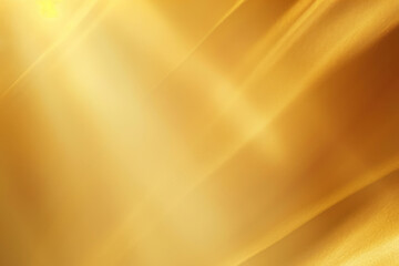 golden satin fabric, illuminated with soft light, creating a gentle and luxurious sheen. - obrazy, fototapety, plakaty