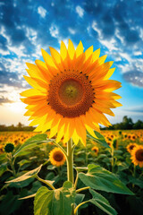 sunflower in the field