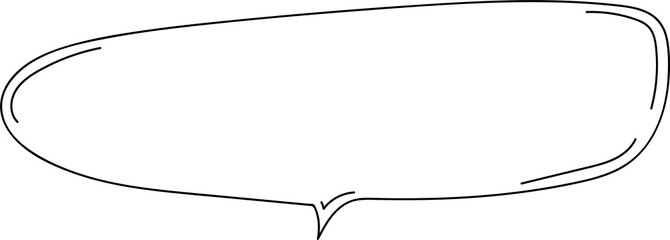 Hand drawn bubbles illustration on transparent background.
