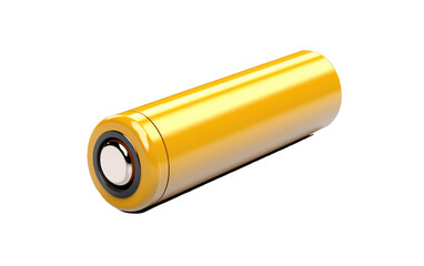 3D image of AA Battery isolated on transparent background.