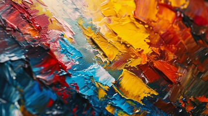 Vibrant Colors Dance on Canvas