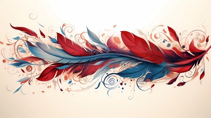 bird feathers background pattern, banner, wings background picture, seamless background