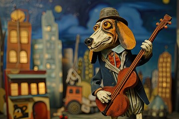 The Ballad of Barnaby Bones and the Bone Brigade: Barnaby Bones, a one-eyed beagle with a gruff bark and a heart of gold, leads a pack of stray dogs on a musical quest across the city.