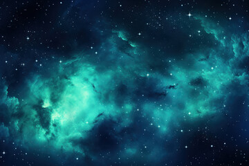 Colourful galaxy sky, galactic background