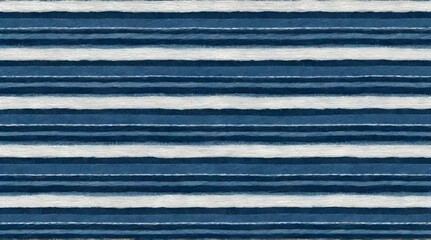 Blue Striped Fabric Texture for Background and Design