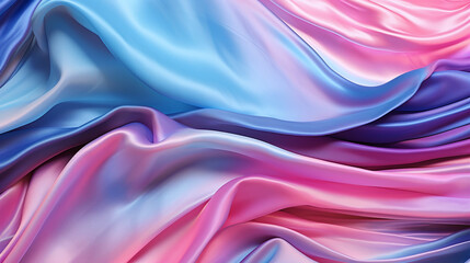 Wave abstract liquid background. Fabric background. Gradient background. Ai	

