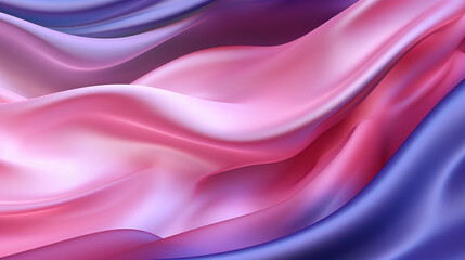 Fototapeta premium Wave abstract liquid background. Fabric background. Gradient background. Ai 