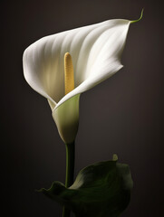 digital painting of Lily, dark background created with Generative Ai