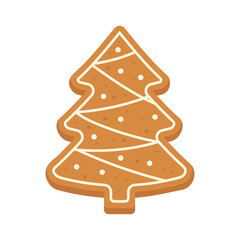 Christmas gingerbread for Christmas. Vector illustration.