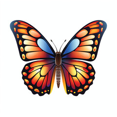 Fototapeta premium Butterfly elegance a creature of grace and beauty