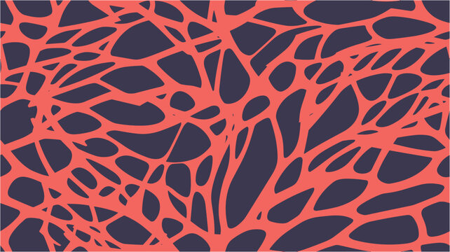 Seamless pattern of hand-drawn lines similar to crack. Modern seamless vector pattern. Pattern for booklets, leaflets.