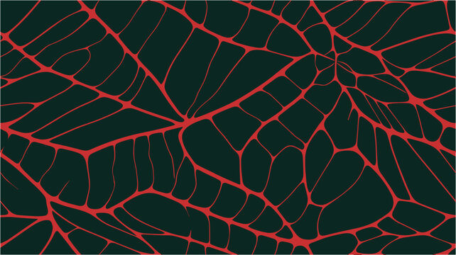 Light Orange vector doodle backdrop with leaves. Glitter abstract illustration with leaves and flowers. Seamless.