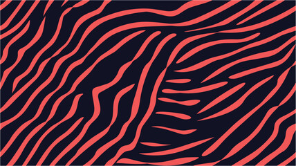 Vector animal print. Color of the year. Abstract minimal line doodles print. Best design for your posters, banners. Seamless.