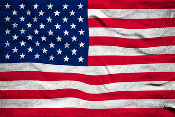 Fototapeta premium National flag of United States of America. USA. Background with flag of United States of America. USA.