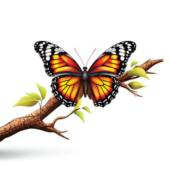 Obraz premium Butterfly elegance a creature of grace and beauty