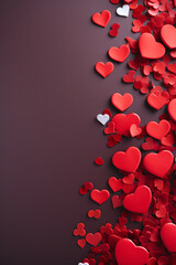 valentine hearts background