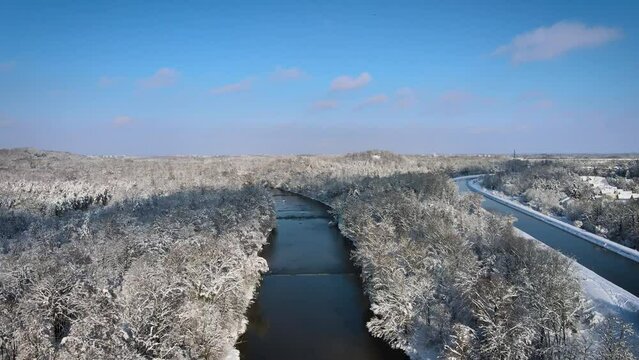 Winterzauber an der Isar in M&uuml;nchen