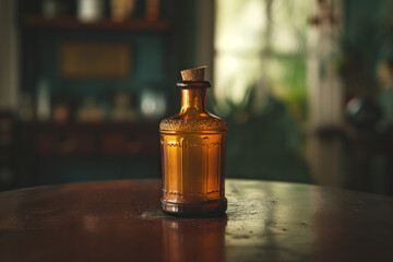 antique vase on the table