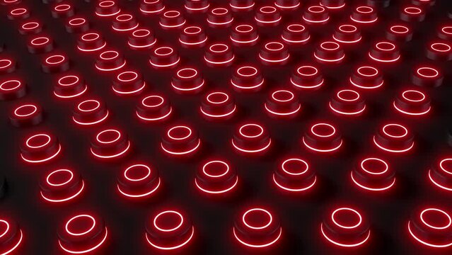 This stock motion graphic video of 4K Colored Glossy Shapes Background  with gentle overlapping curves on seamless loops.	
