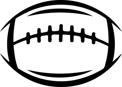 recommend clip art: Football clip art design on plain white transparent isolated background for card, shirt, hoodie, sweatshirt, apparel, card, tag, mug, icon, poster or badge