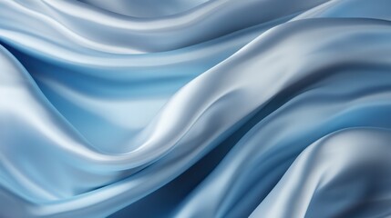 Abstract blue background luxury cloth or liquid wave or wavy folds of grunge silk texture satin velvet material for luxurious elegant wallpaper design. High quality illustration