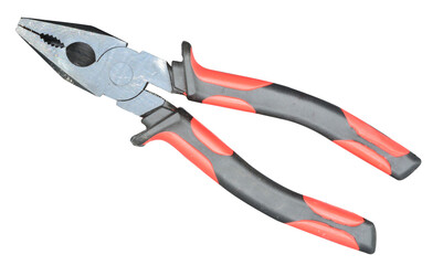 pliers, Hand-held mechanical tools isolate on transparent background, element for design