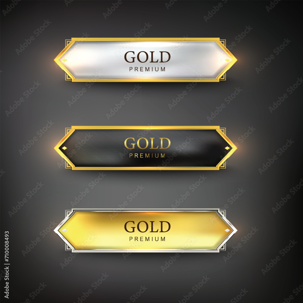 Canvas Prints buttons set web steel on background color black