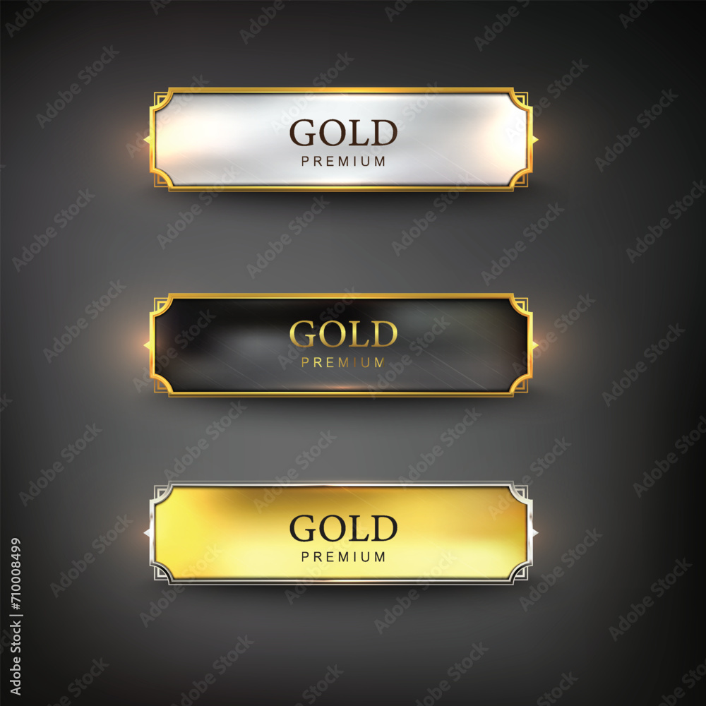Canvas Prints buttons set web steel on background color black