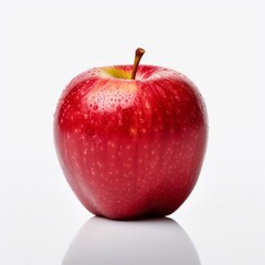 red apple isolated on white background