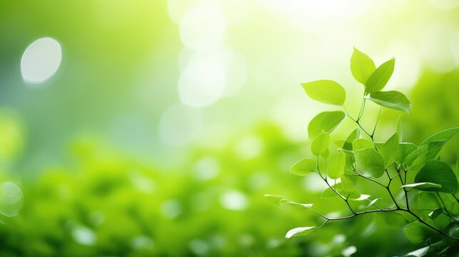 vibrant blur green background illustration foliage fresh, tranquil lush, vibrant vibrant vibrant blur green background
