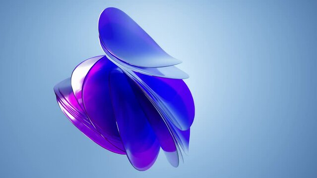 Abstract gradient multilayer glass background