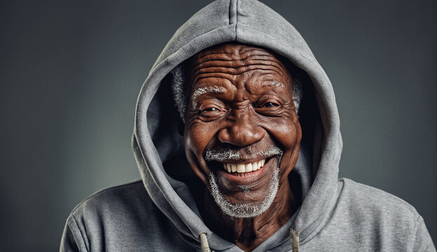 funny grandpa portrait, portrait of a senior old man close-up, grandfather portrait