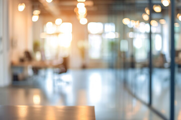 Blurry office background, defocused office space 